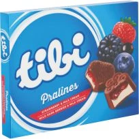 Tibi praliné 122g epres-szedres-tejcsokoládés