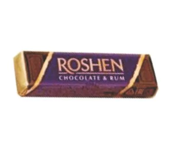 Roshen 43g rumos étcsokoládé szelet