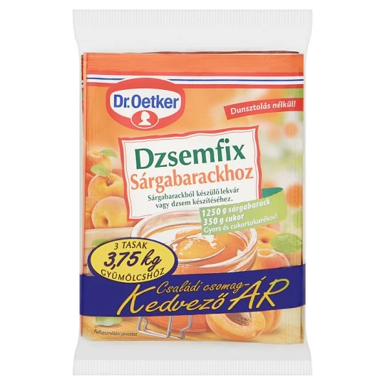 .Dr.Oetker Dzsemfix S.barack3:1 3x25