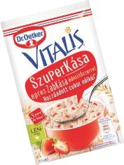 Dr.Oetker Vitalis Szuperkása eper 60g hozzáadott cukor nélkül