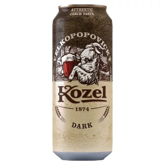 Kozel 0,5l DARK dobozos sör 3,8%