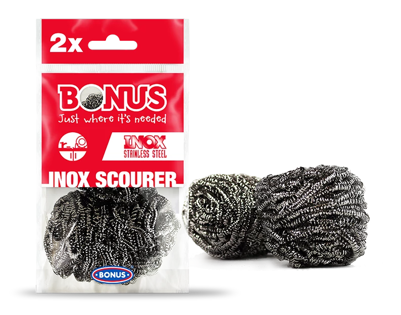 .Bonus Inox Spirál fémdörzs 2db B088
