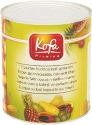 Kofa Trópusi gyümölcs saláta cukrozott lében 3100ml