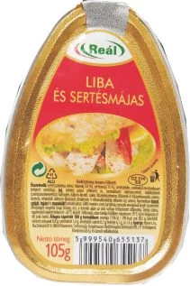 Reál Liba és sertésmájas 105g