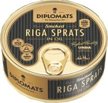 Diplomats Riga 160g füstölt sprotni növényi olajban