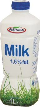 Piatnica UHT 1l 1,5% palackos tej