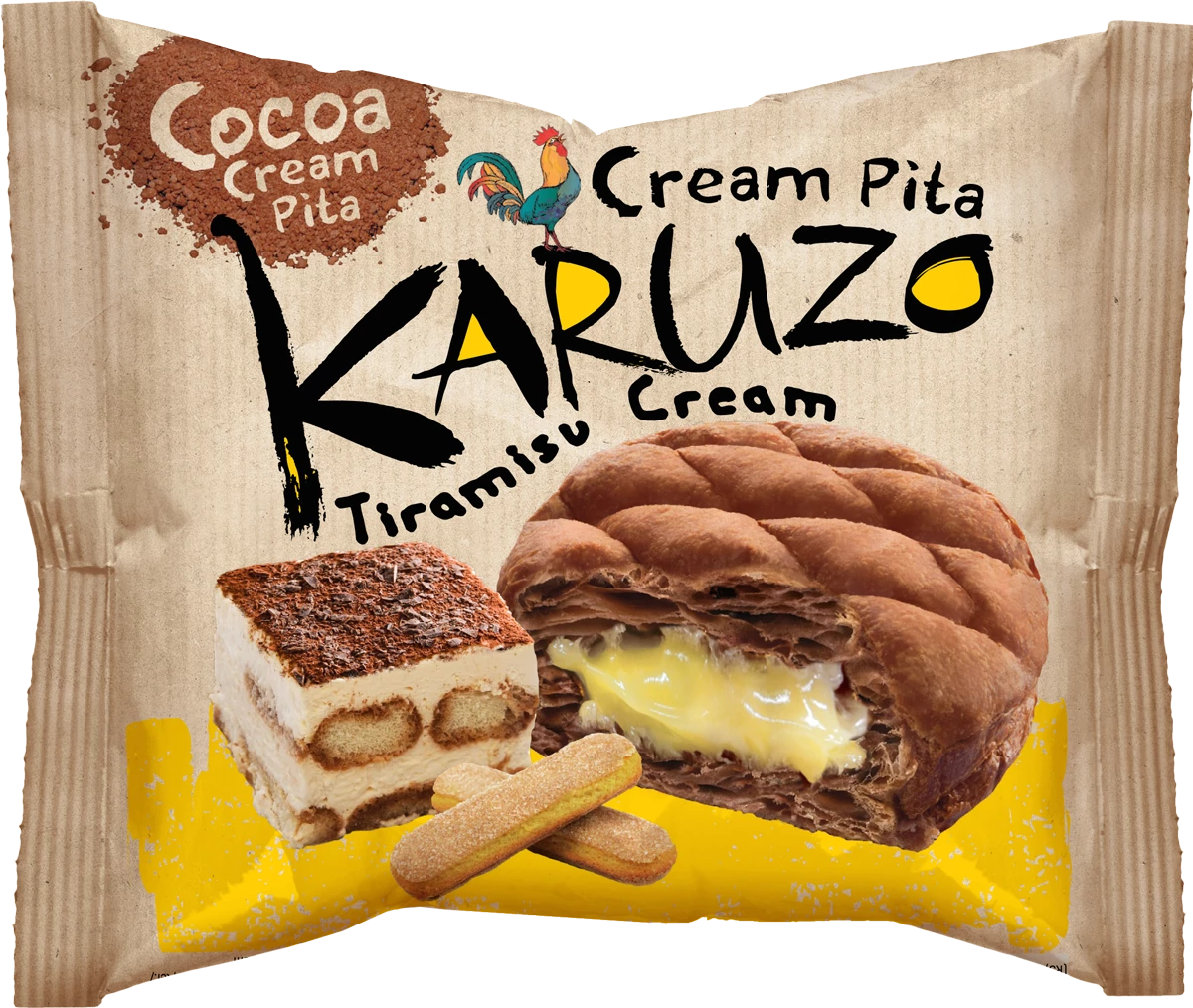 Karuzo Pita 82g kakaó-tiramisu tölt.