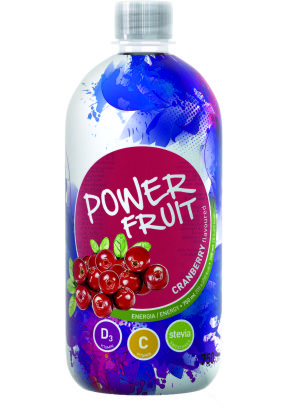 Power Fruit ital 0,75l Vörös áfonya C+D3 Vitamins