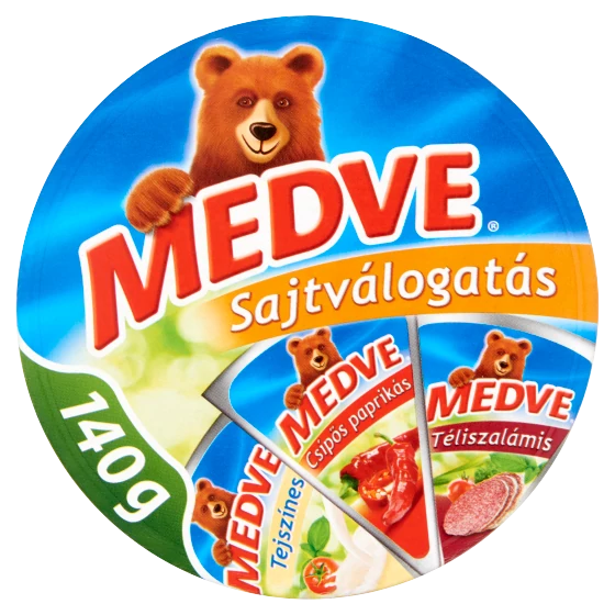 Medve sajt 140g Mix