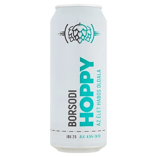Borsodi Hoppy 0,5l dobozos sör(4,5%)