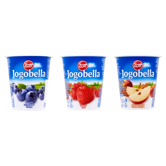 Jogobella joghurt 150g Standard áfonya,eper,alma-fahéj