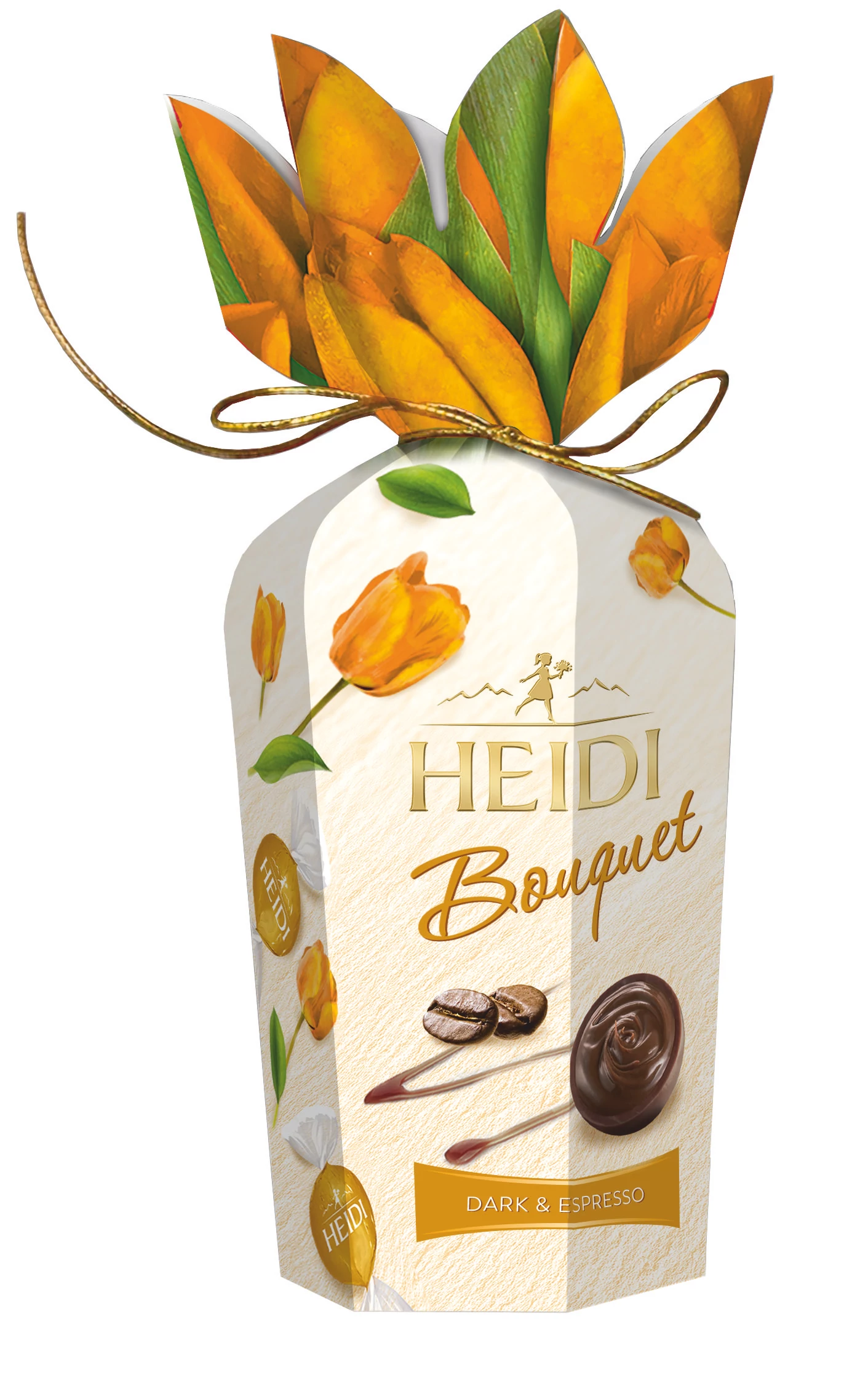 .Heidi praliné 120g Kávéízű étcs.