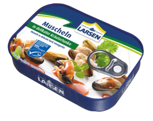 .Larsen Kagyló 110g fsz.mártásban