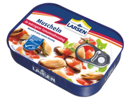 Larsen Kagyló 110g fsz.paradicsom