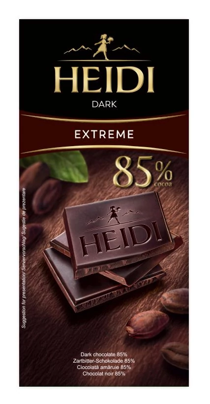 .Heidi csoki 80g Étcsokoládé 85%