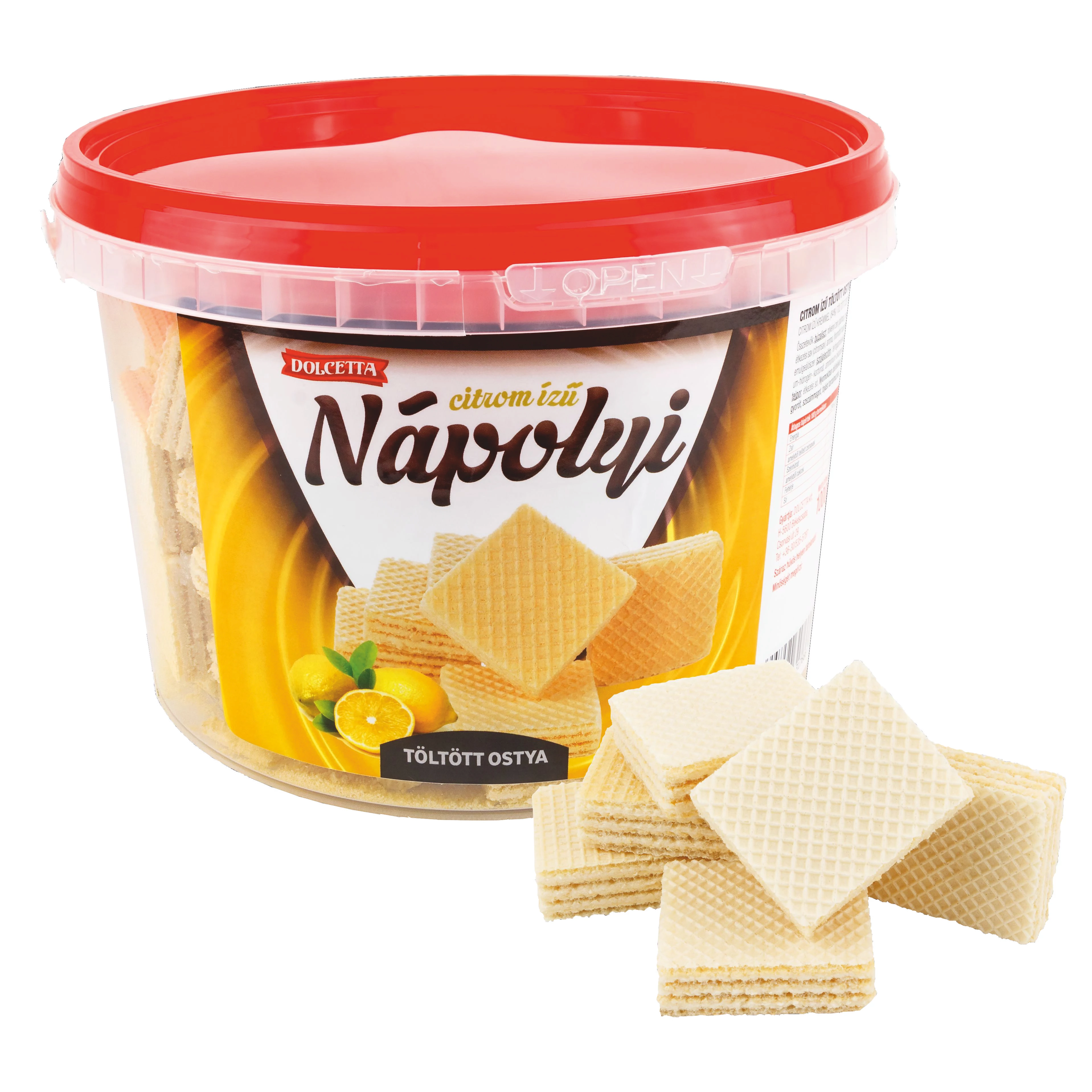 .Dolcetta nápolyi 1kg Citrom vödrös