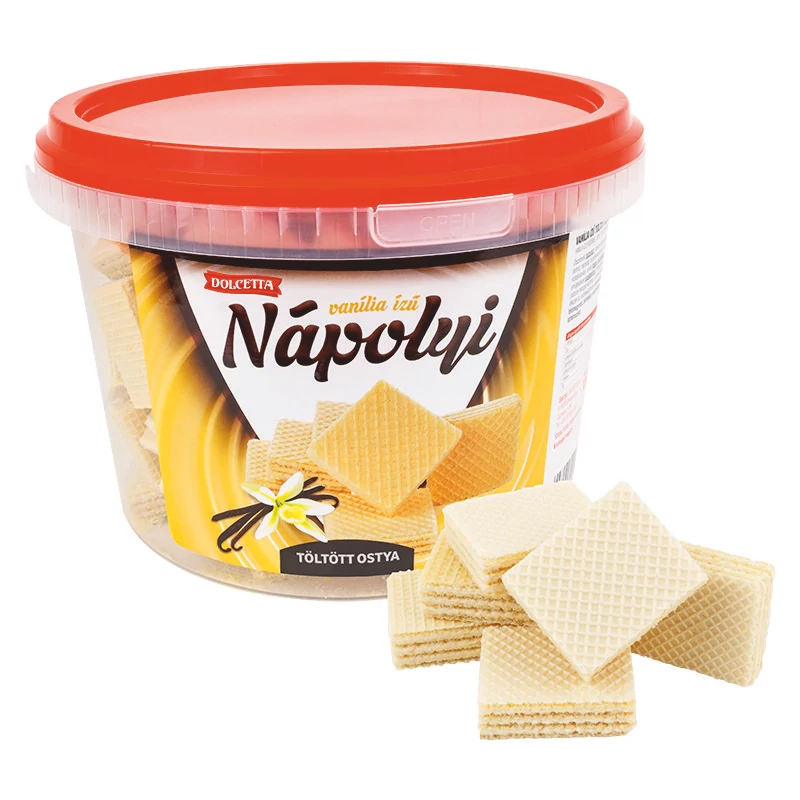 .Dolcetta nápolyi 1kg Vanília vödrös