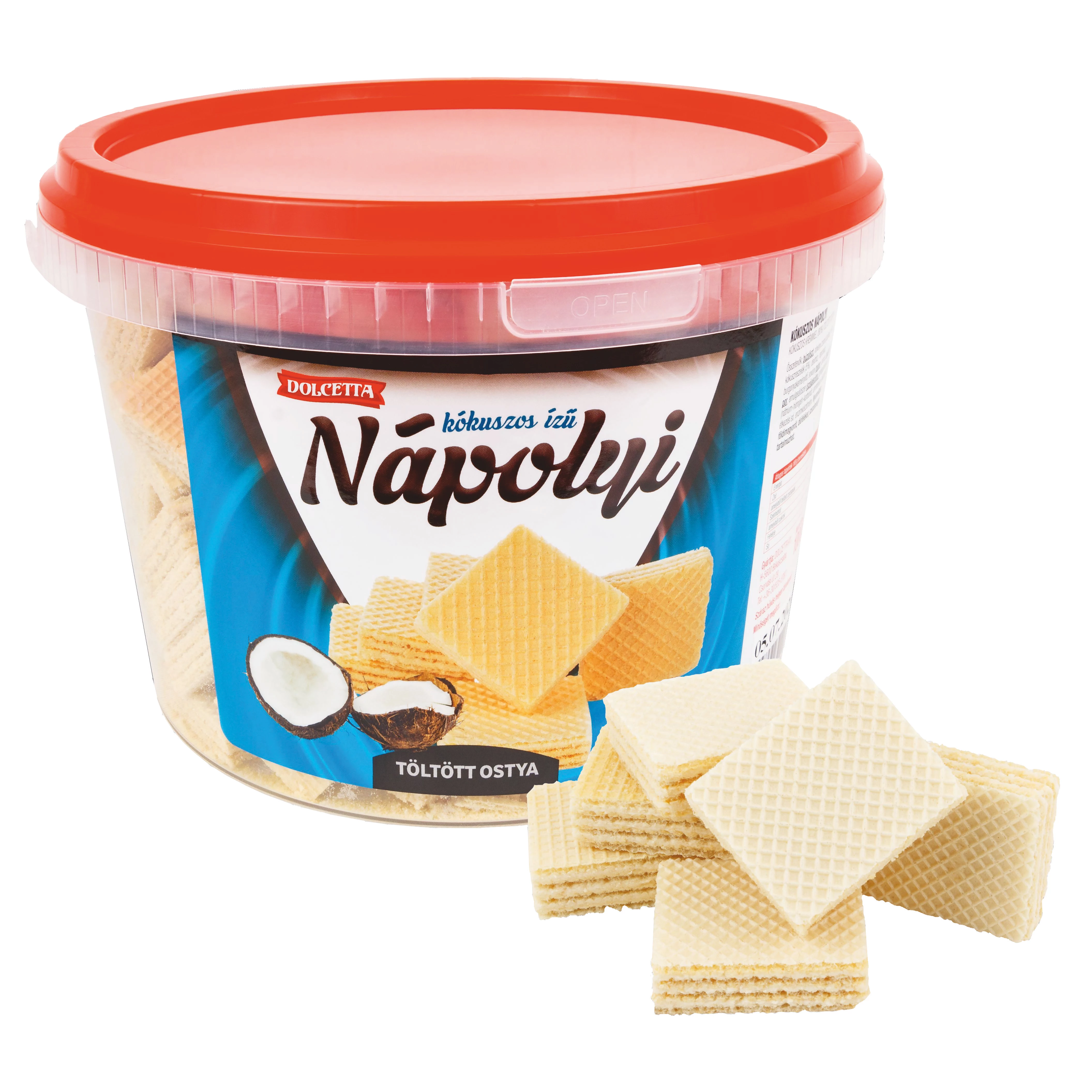 .Dolcetta nápolyi 1kg Kókusz vödrös