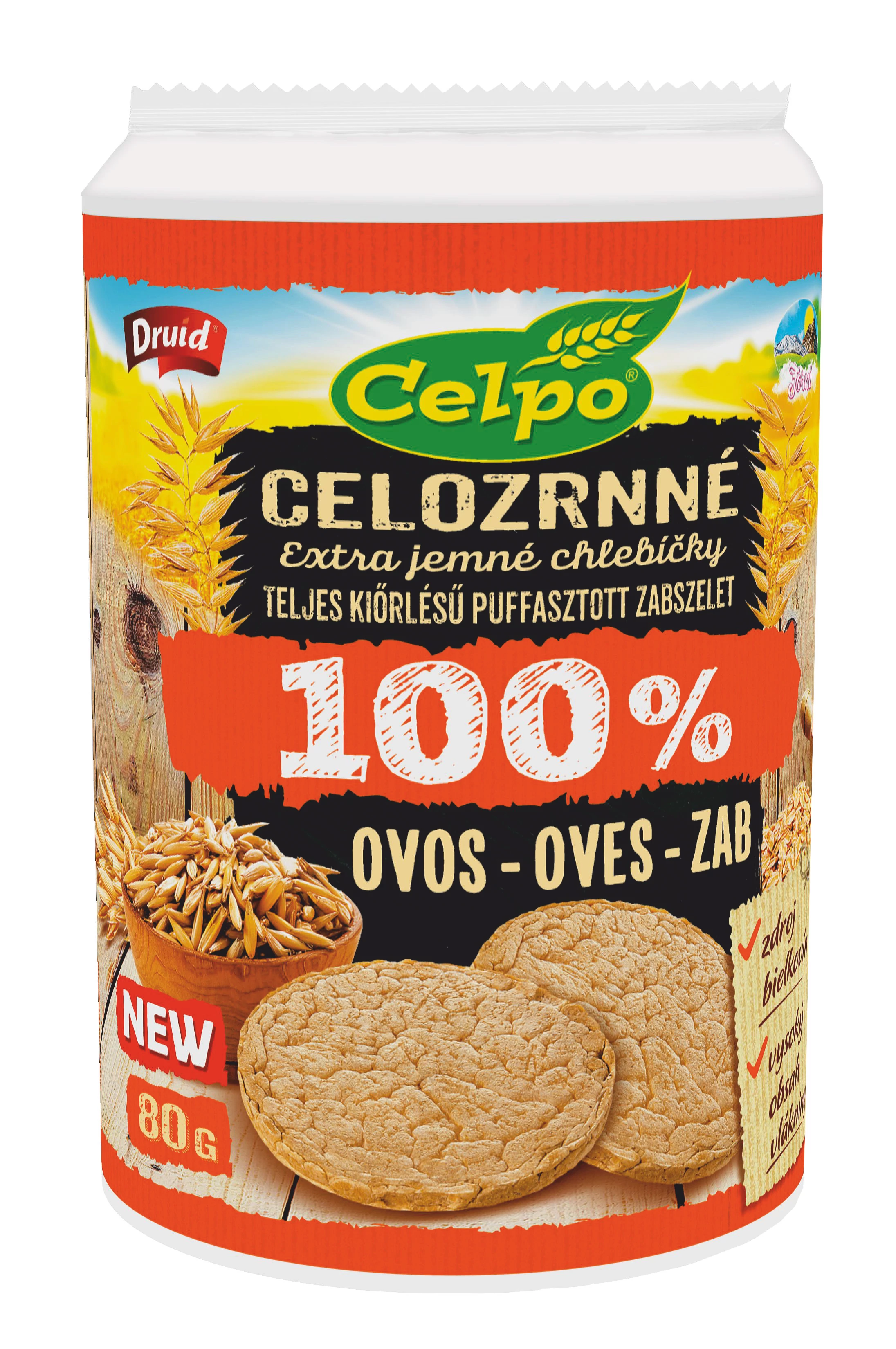 Celpo zabszelet 80g teljes kiörlésü