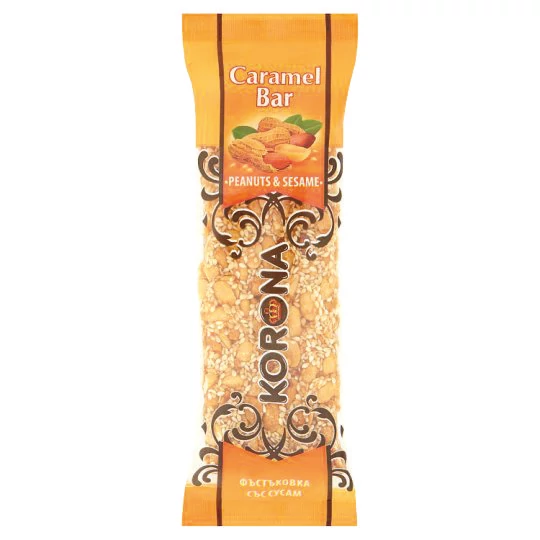 Korona földimogyorós - szezámmagos szelet 60g