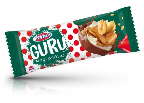Pöttyös Guru mogyoróvajas 38g