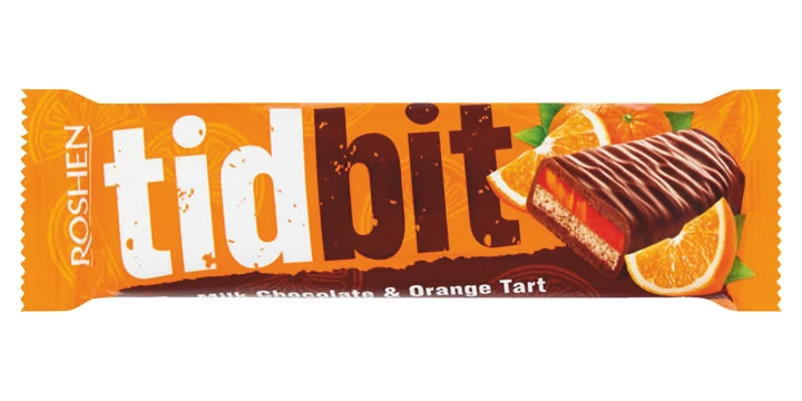 Roshen 70g TIDBIT Narancsos ízü szelet