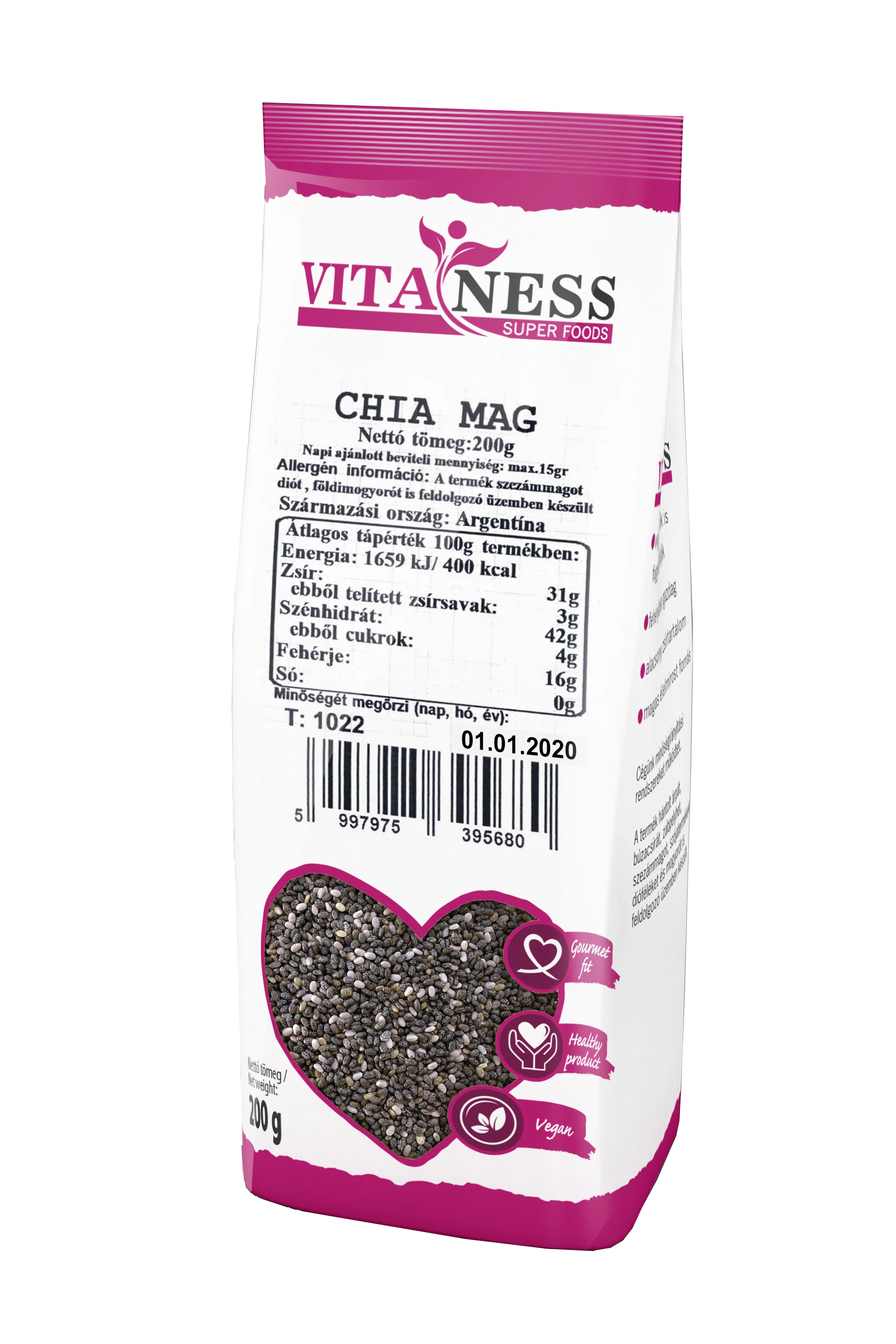 Paco Vitaness Chia mag 200g