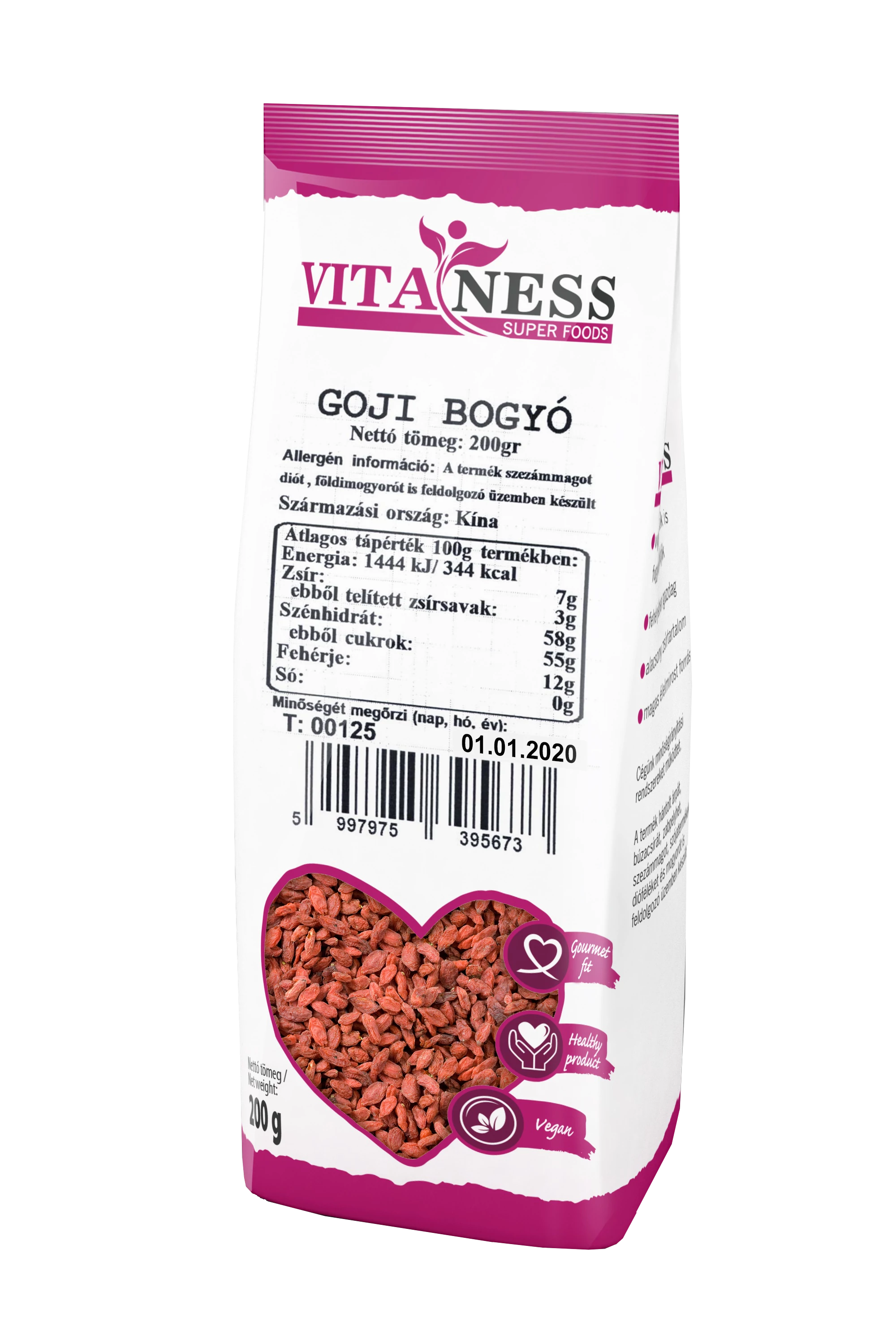Paco Vitaness Goji bogyó 200g