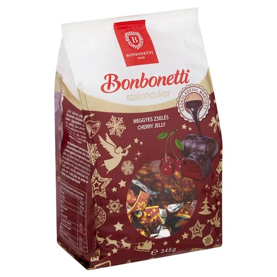 Szaloncukor Bonbonetti 300g meggyes zselés