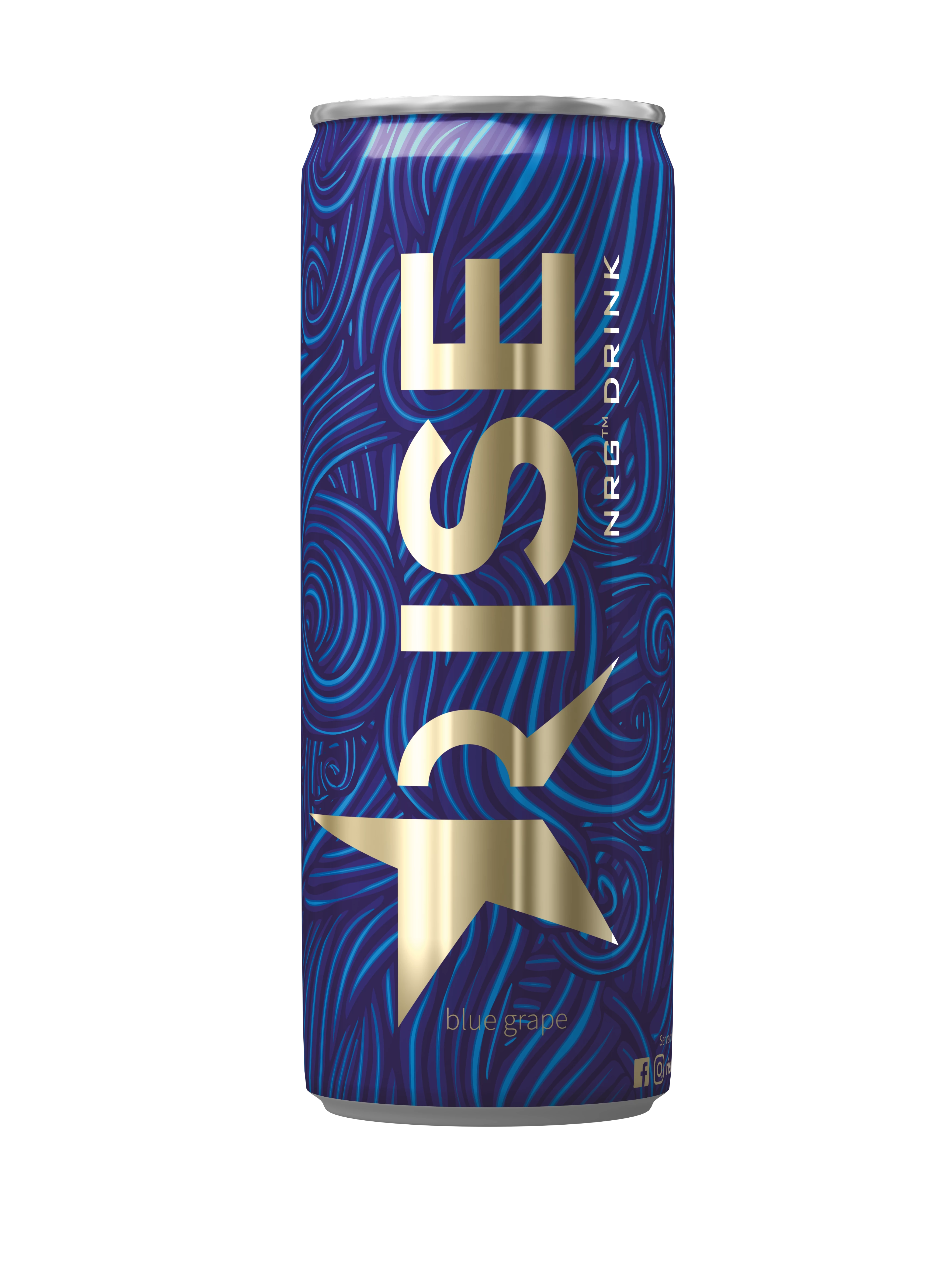 Rise energiaital 250ml BlueGrape
