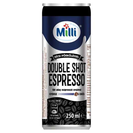 Milli Double Shot Espresso 250ml dobozos