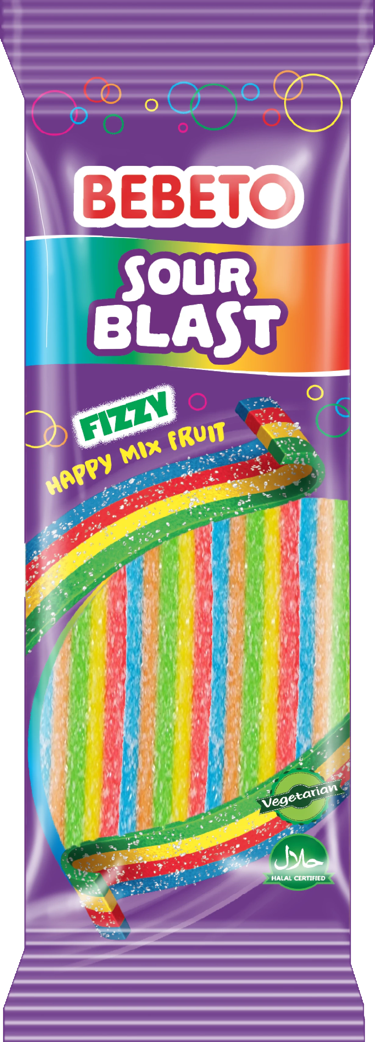 Bebeto gumicukor gyümölcs mix 180g