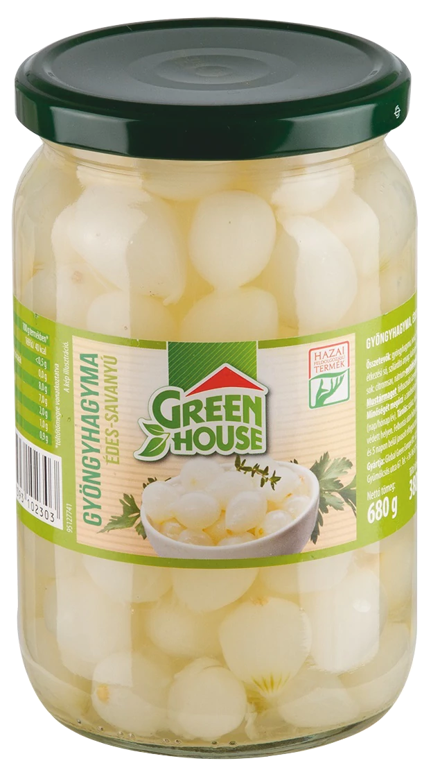 GreenHouse gyöngyhagyma 720ml 680/380g