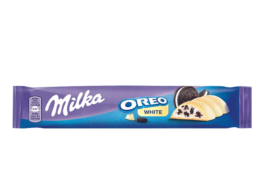 Milka Oreo Fehér szelet 41g