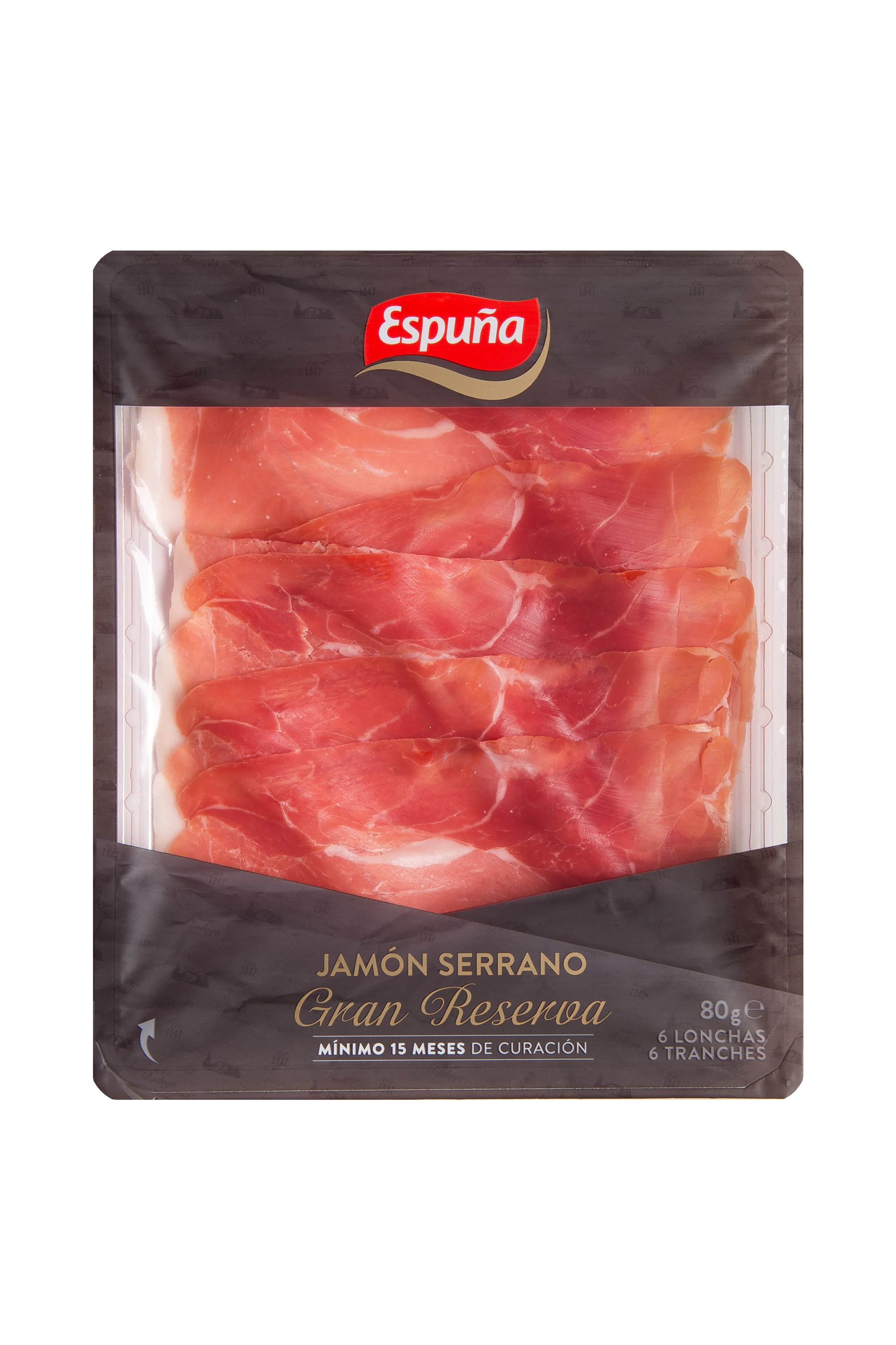 Espuna J.Serrano Gran Reserva sonka szeletelt 80g