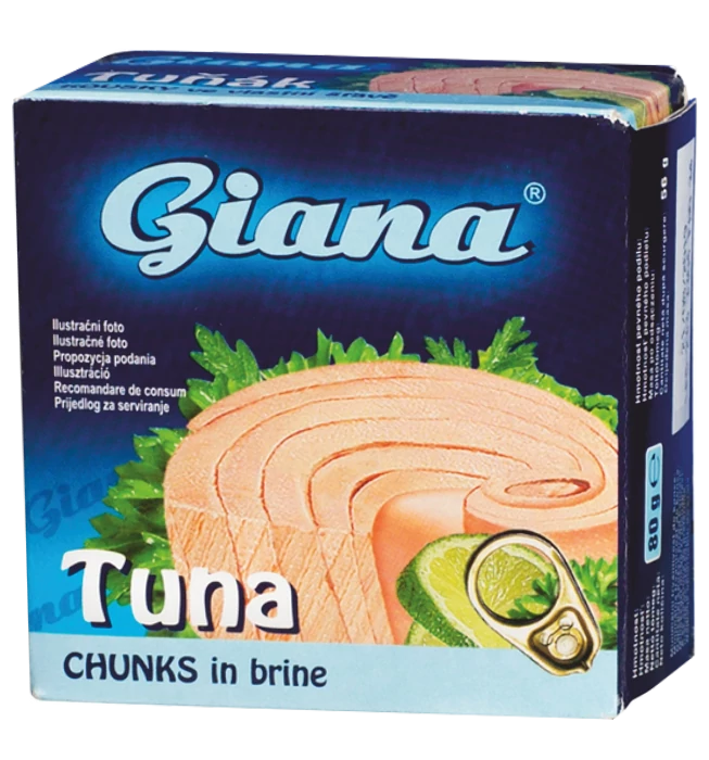 Giana Tonhaldarabok sós lében 80g
