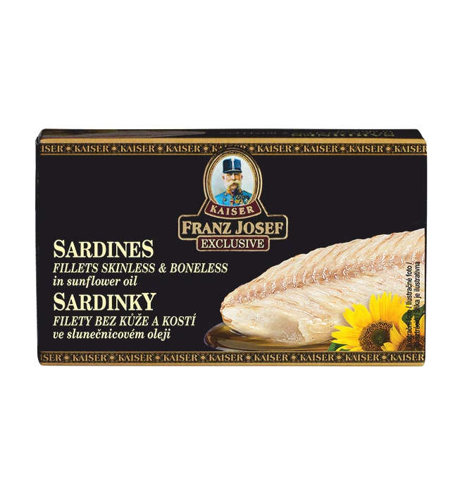FJK Szardíniafilé napraforgó olajban 90g