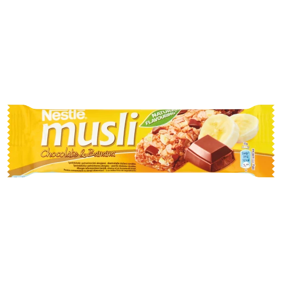 Nestlé müzli szelet tejcsokoládé-banán 35g