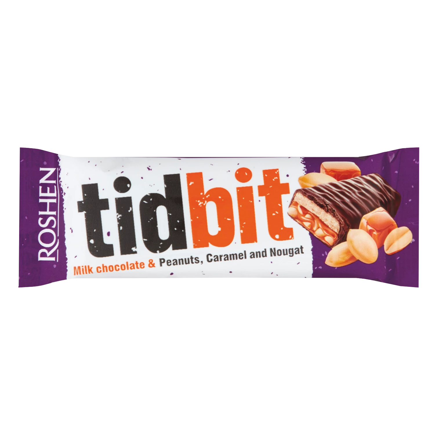 Roshen 50g TIDBIT mogyorós -karamellás szelet