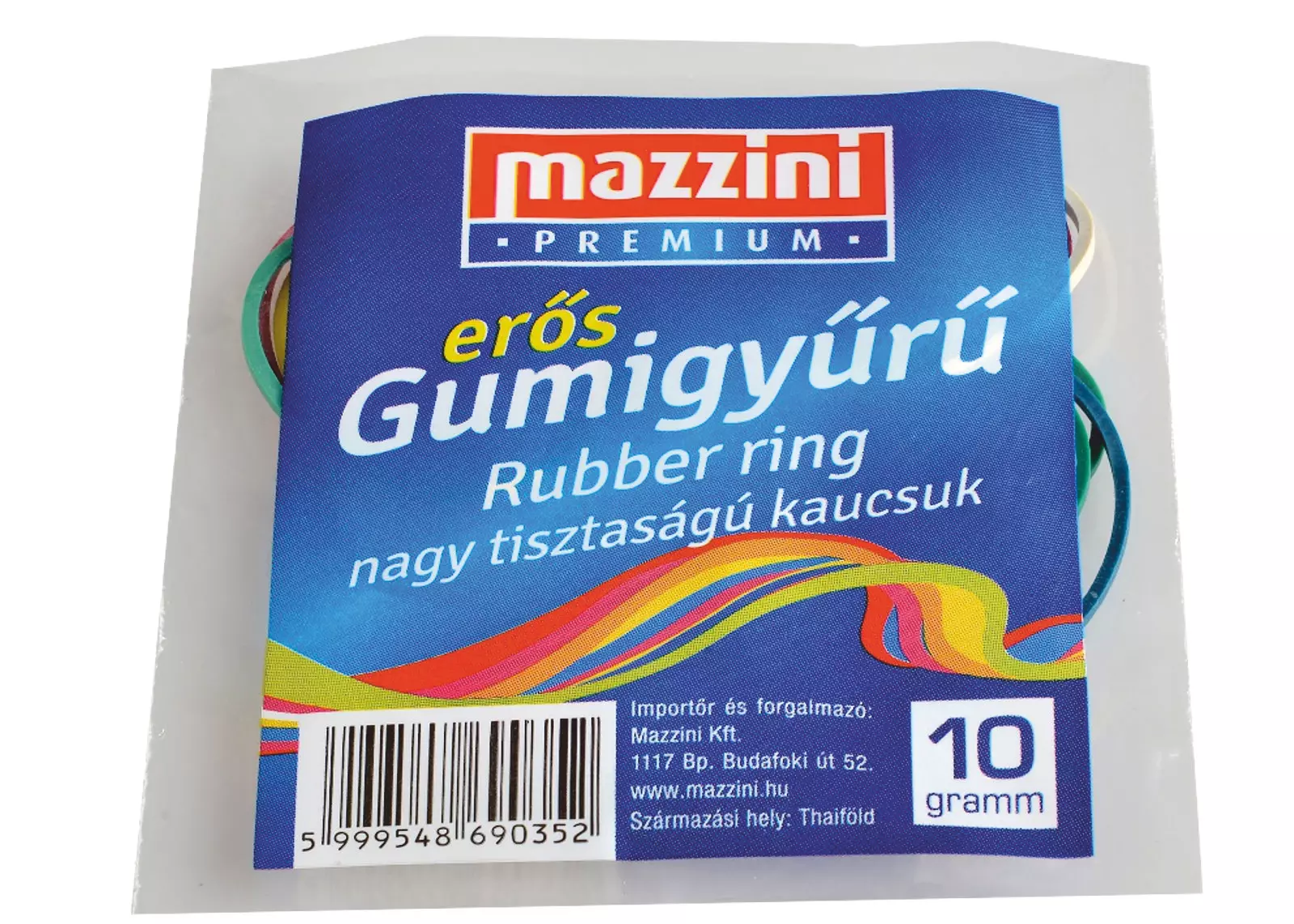 .Mazzini Gumigyűrű 10g prémium