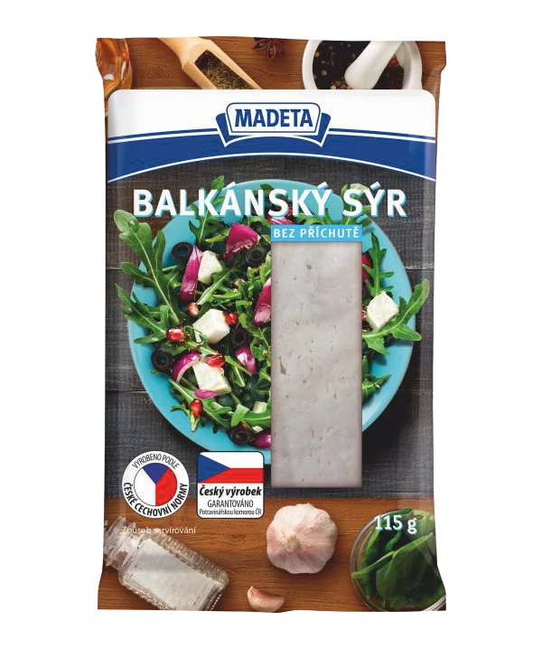 Madeta Balkán sajt 43% 115g natúr