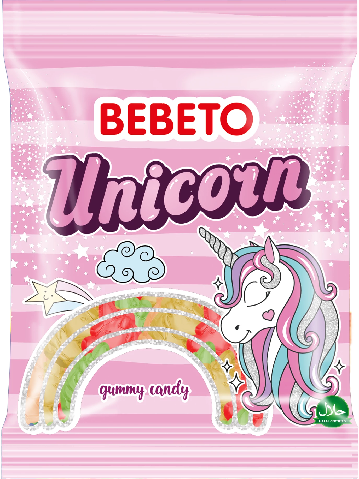 Bebeto gumicukor 80g Unicorn