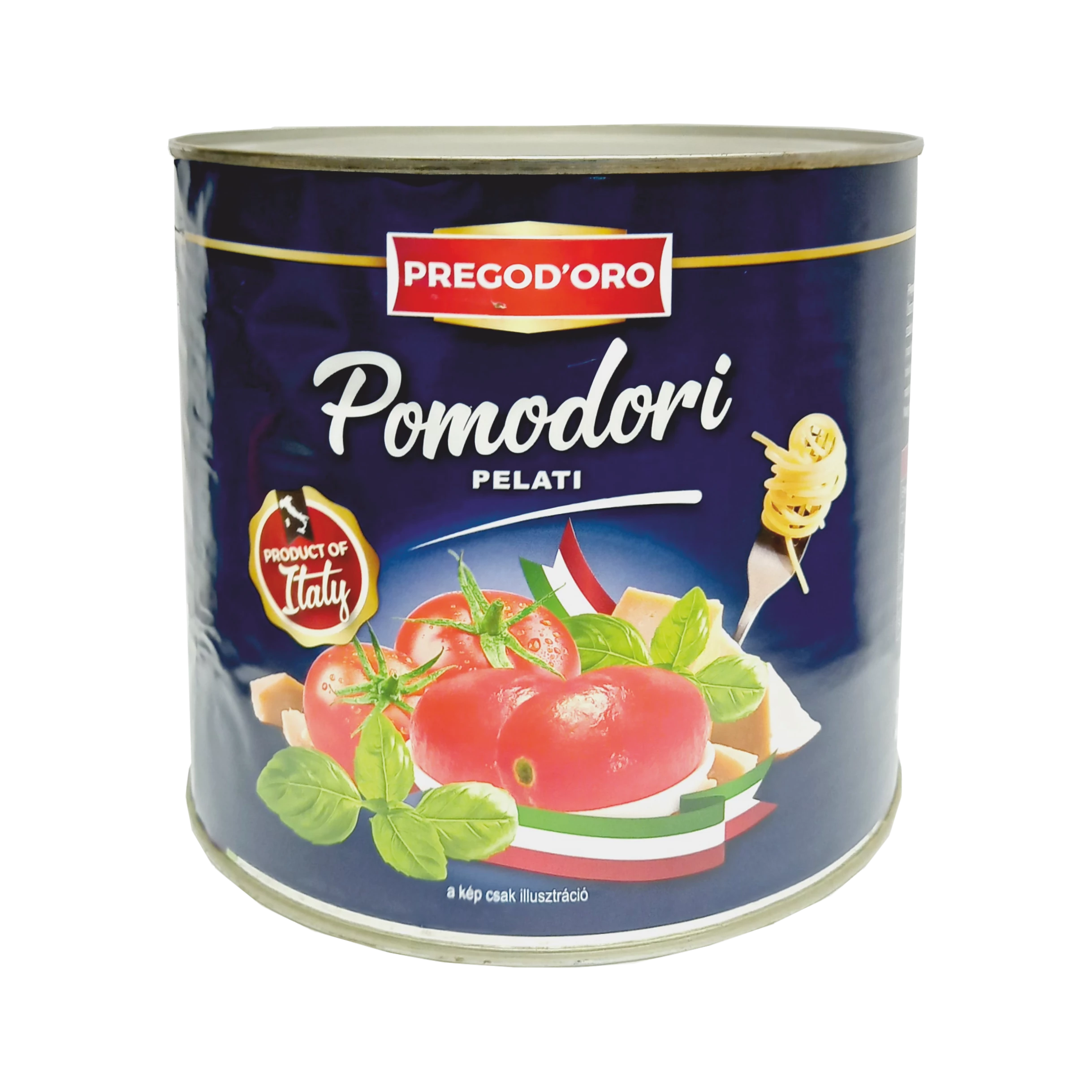 Pregodoro egész paradicsom 2500g