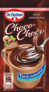 Dr.Oetker Choco-Choco forró csokoládé 34g mogyorós
