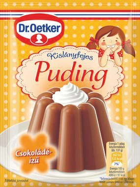 Dr.Oetker Kislányfejes puding 40g csokis