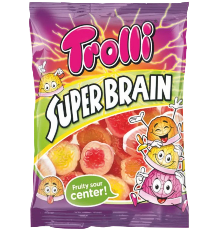 Trolli gumicukor 100g Super Brain
