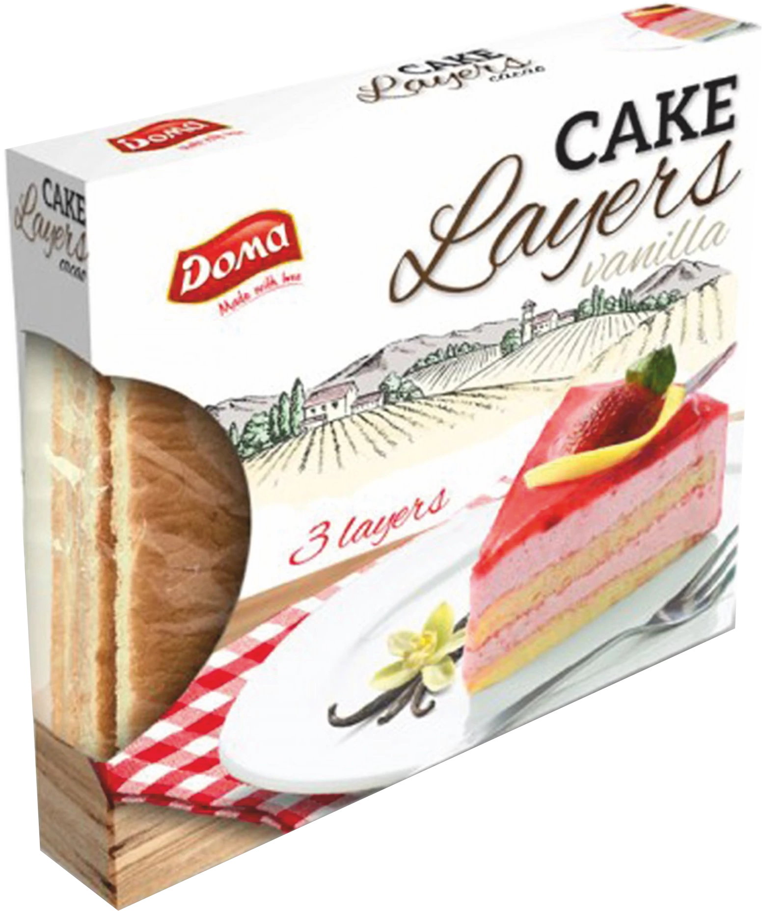 Doma vaníliás piskótaalap 400g