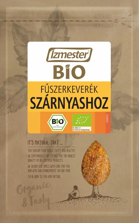 Lacikonyha Ízmester BIO fűszerkeverék szárnyashoz 20g