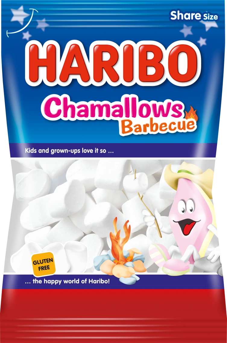 .Haribo 100g Chamallow Barbecue