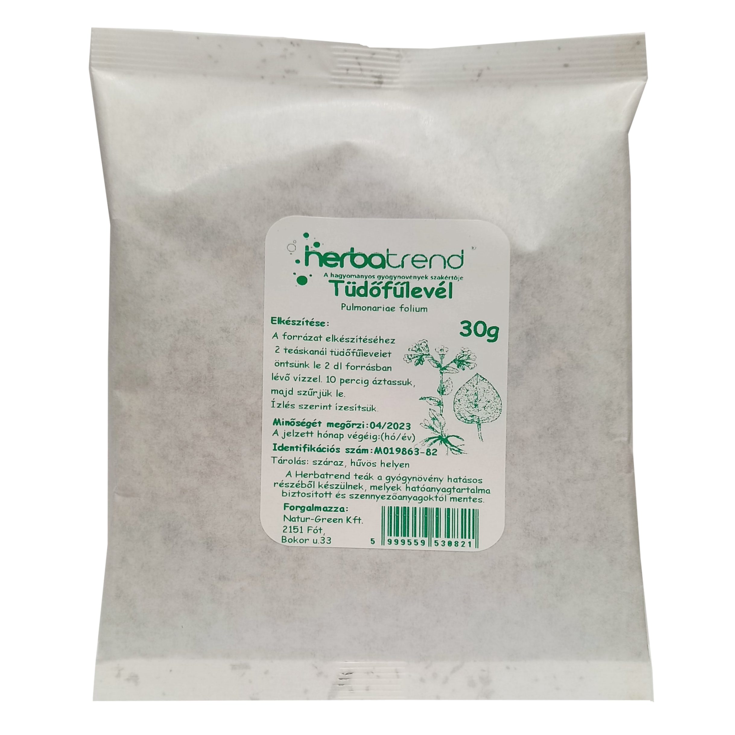 Herbatrend tea 30g Tüdőfűlevél ts.